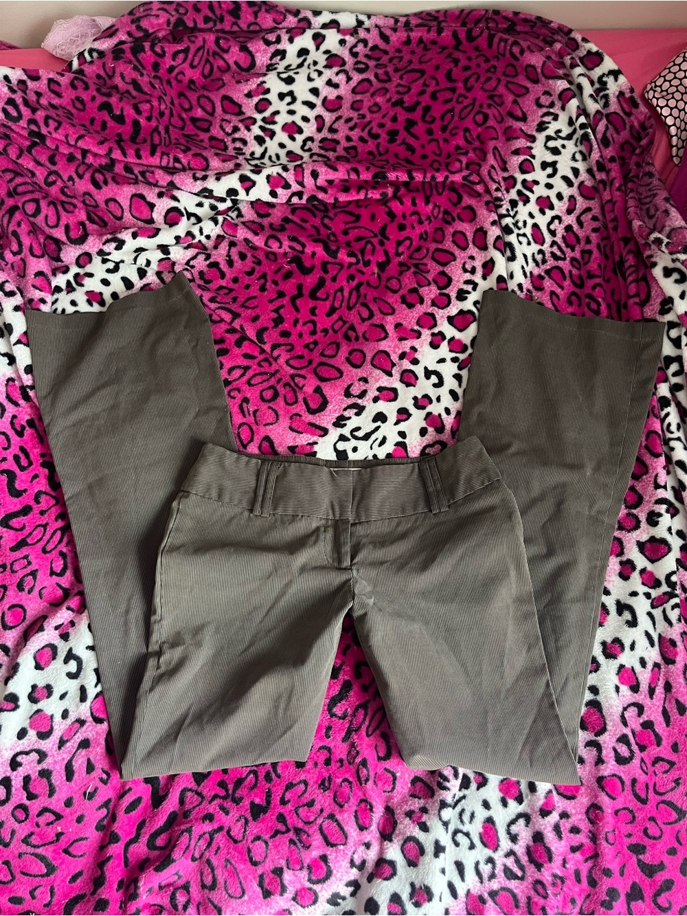 Dynamite Olive/Taupe Straight-Leg Chinos